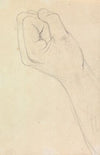 Study of a Hand, Balled into a Fist