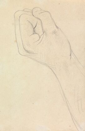 Study of a Hand, Balled into a Fist
