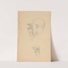 Study of a Head with Eyes Half Closed by Gustáv Mallý