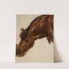 Study of a horse head by Jan Matejko