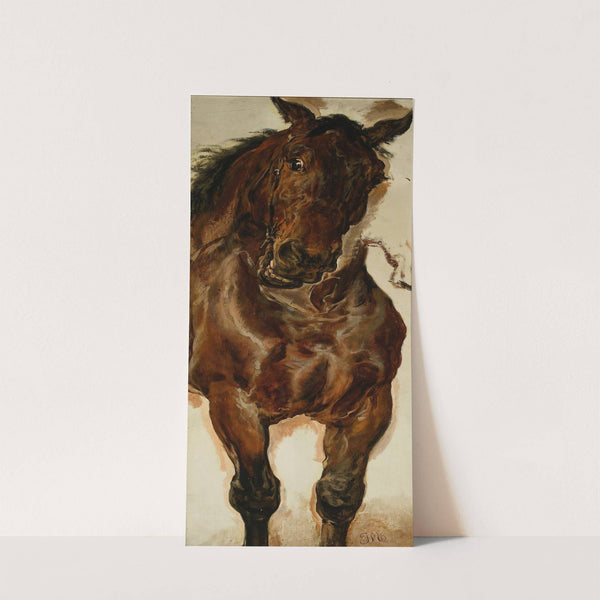 Study of a horse&#039;s head for “Battle of Grunwald” by Jan Matejko
