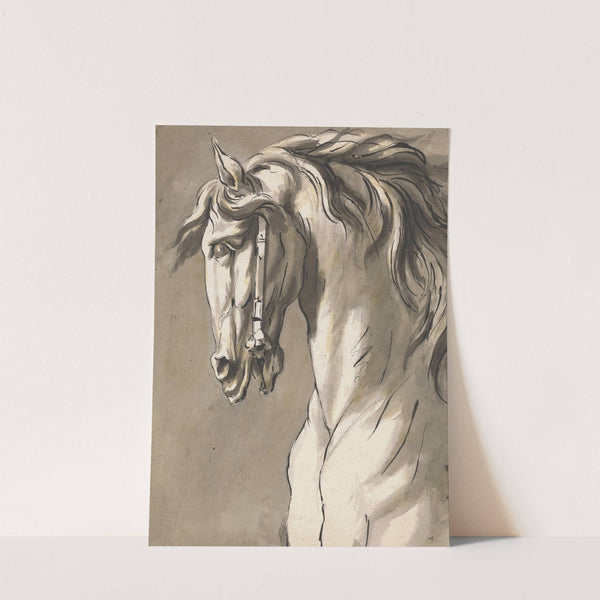 Study of a Horse&#8217;s Head by John Michael Rysbrack
