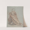 Study of a Kneeling Man by Ludwig Ferdinand Schnorr von Carolsfeld