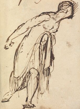 Study of a Leaning Figure