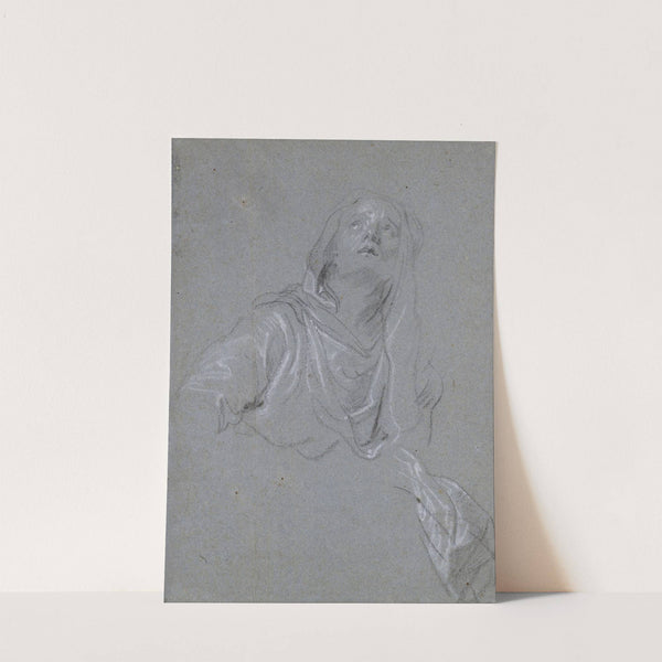 Study of a Madonna looking upward (1634 - 1635) by Anthony van Dyck
