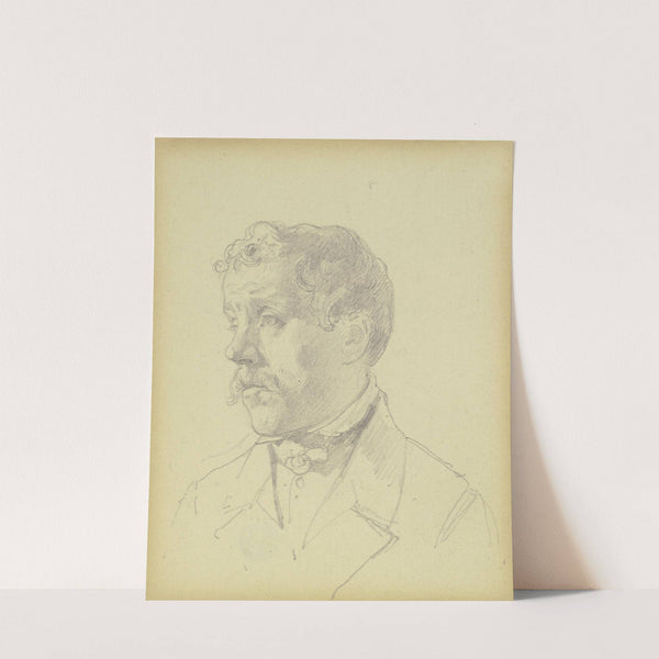 Study of a male head by Johann Jakob Hoff