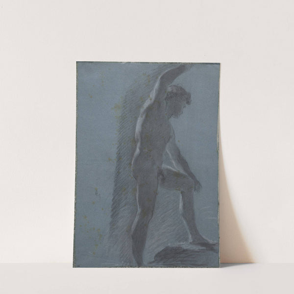 Study of a Male Nude (c. 1810) by Pierre-Paul Prud'''hon
