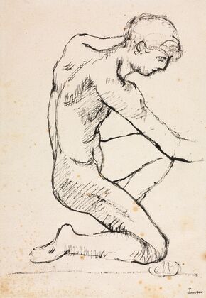 Study of a Male Nude (c. 1907) — size preview