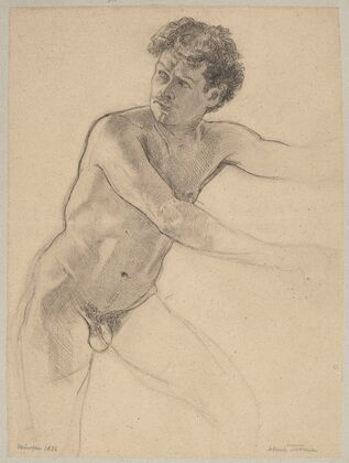 Study of a Male Nude (1872)
