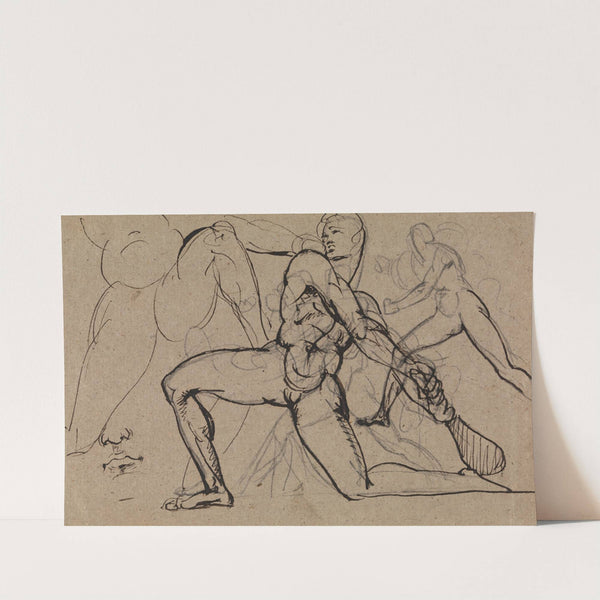 Study of a Male Nude.. by Benjamin Robert Haydon