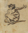 Study of a Male Nude (Althaemenes) in Despair