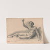 Study of a Male Nude (1858) by Edgar Degas