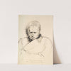 Study of a Man Gazing Down by George Richmond