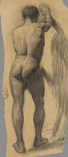 Study of a Man Leaning on a Wall