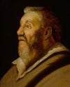 Study of a man looking up