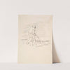 Study of a man pushing a plow (ca. 1870) by Félicien Rops