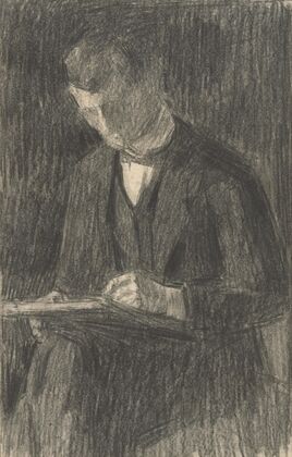 Study of a Man Reading a Book