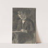 Study of a Man Reading a Book by Eduard Putra