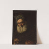 Study of a man smoking a pipe by Feliks Pęczarski