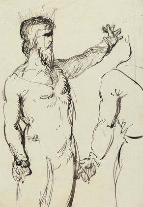 Study of a Man with Outstreched Arm
