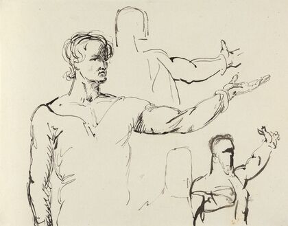 Study of a Man with Outstretched Arm