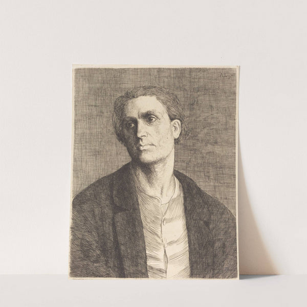 Study of a Man’s Head (Etude de tete d’homme) by Alphonse Legros