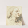 Study Of A Man&#039;s Head by Jean-Baptiste Greuze