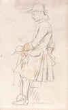 Study of a Mounted Jockey, Facing Left, June 3rd, 1744