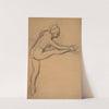 Study of a Nude (Dancer at the Barre) (1884–1900) by Edgar Degas
