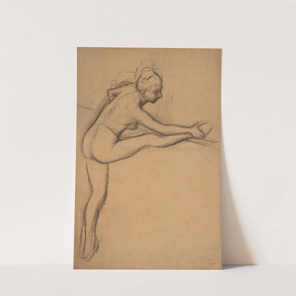 Study of a Nude (Dancer at the Barre) (1884–1900) by Edgar Degas