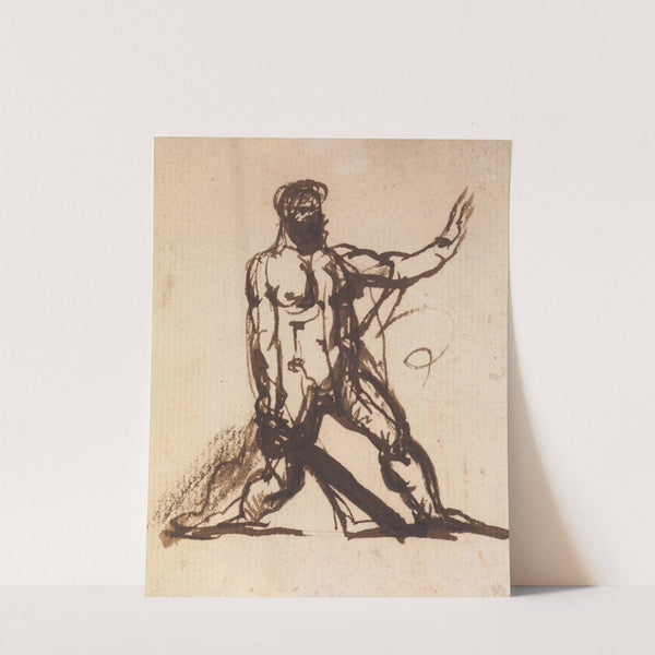Study of a Nude Male by Benjamin Robert Haydon