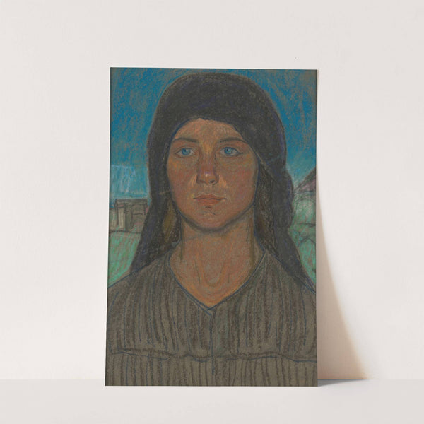 Study of a peasant woman (1919) by Jan Rembowski