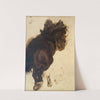 Study of a recIIning horse by Jan Matejko