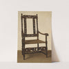 Study of a Renaissance armchair by Jean Lulvès