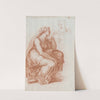 Study of a Seated Female Figure in Ancient Dress by Anonymous