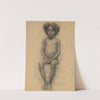 Study of a Seated girl by Emil Alexay-Olexák