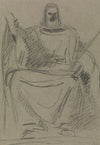 Study of a Seated Male Figure