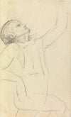 Study of a Seated Man.