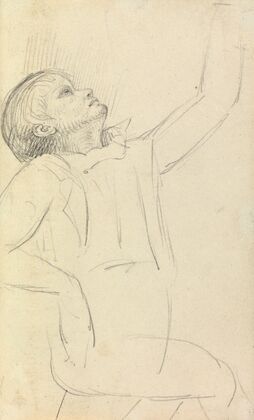 Study of a Seated Man.