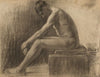 Study of a Seated Man