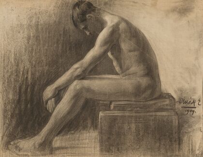 Study of a Seated Man