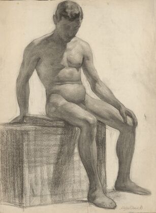 Study of a Seated Man