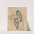 Study of a Seated Nude Female Model Drawing by Pierre Puvis de Chavannes