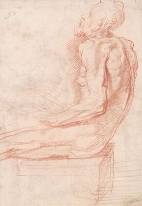 Study of a Seated Old Man