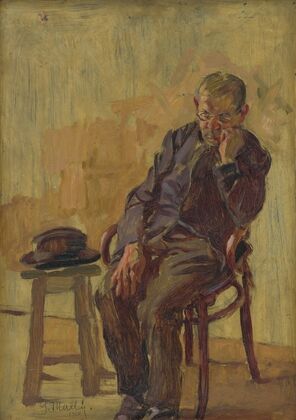 Study of a Seated Old Man