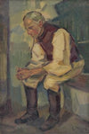 Study of a Seated Old Man