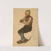 Study of a Seated Peasant by Friedrich Carl von Scheidlin