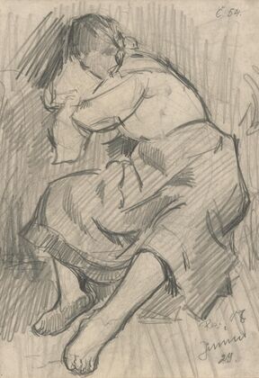 Study of a Seated Woman