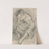 Study of a Seated Woman by Eduard Putra