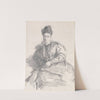 Study of a Seated Woman by Richard Parkes Bonington